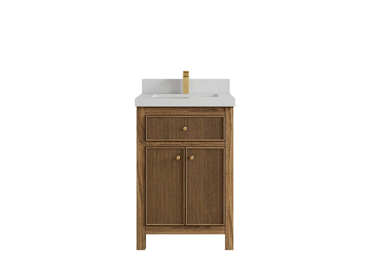 Sonoma Teak Wood 24 in. W x 22 in. D Single Sink Bathroom Vanity - photo 14