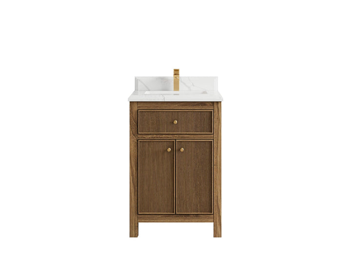Sonoma Teak Wood 24 in. W x 22 in. D Single Sink Bathroom Vanity - photo 15