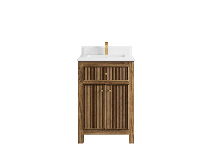 Sonoma Teak Wood 24 in. W x 22 in. D Single Sink Bathroom Vanity - photo 17
