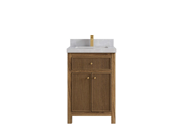 Sonoma Teak Wood 24 in. W x 22 in. D Single Sink Bathroom Vanity - photo 19