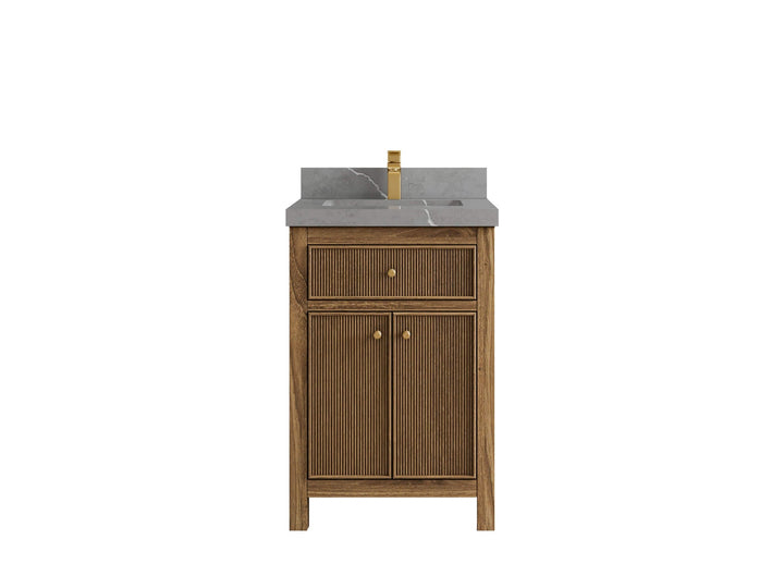 Sonoma Teak Wood 24 in. W x 22 in. D Single Sink Bathroom Vanity - photo 20