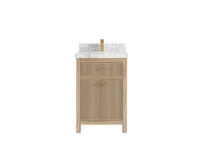Sonoma Teak Wood 24 in. W x 22 in. D Single Sink Bathroom Vanity