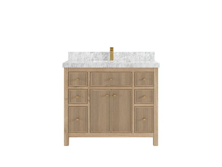 Sonoma Teak Wood 42 in. W x 22 in. D Single Sink Bathroom Vanity - photo 13