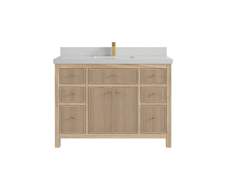Sonoma Teak Wood 48 in. W x 22 in. D Single Sink Bathroom Vanity - photo 13