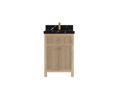 Sonoma Teak Wood 24 in. W x 22 in. D Single Sink Bathroom Vanity