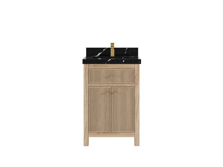 Sonoma Teak Wood 24 in. W x 22 in. D Single Sink Bathroom Vanity - photo 7