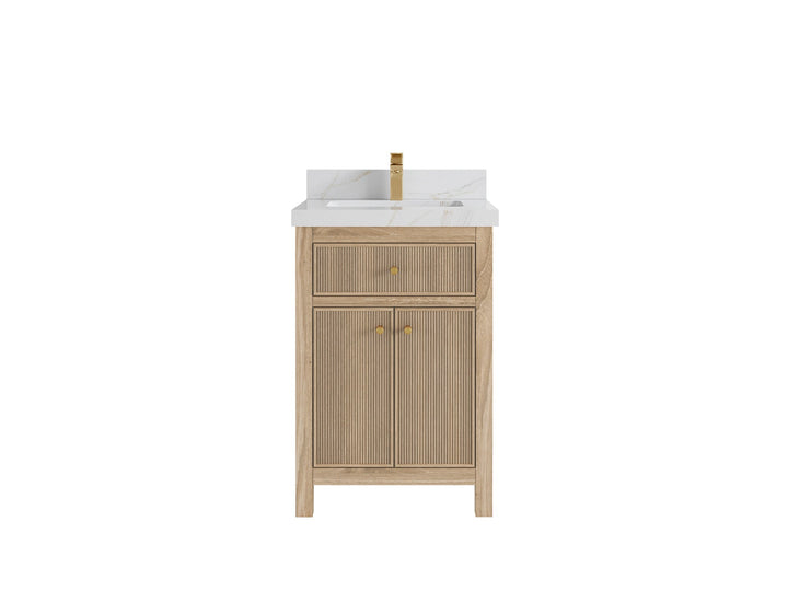 Sonoma Teak Wood 24 in. W x 22 in. D Single Sink Bathroom Vanity - photo 12