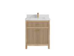 Sonoma Teak Wood 30 in. W x 22 in. D Single Sink Bathroom Vanity - photo 12