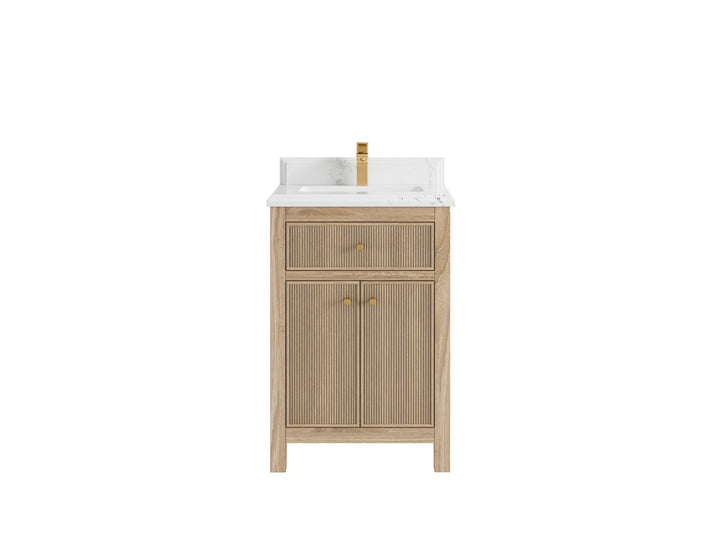Sonoma Teak Wood 24 in. W x 22 in. D Single Sink Bathroom Vanity - photo 16
