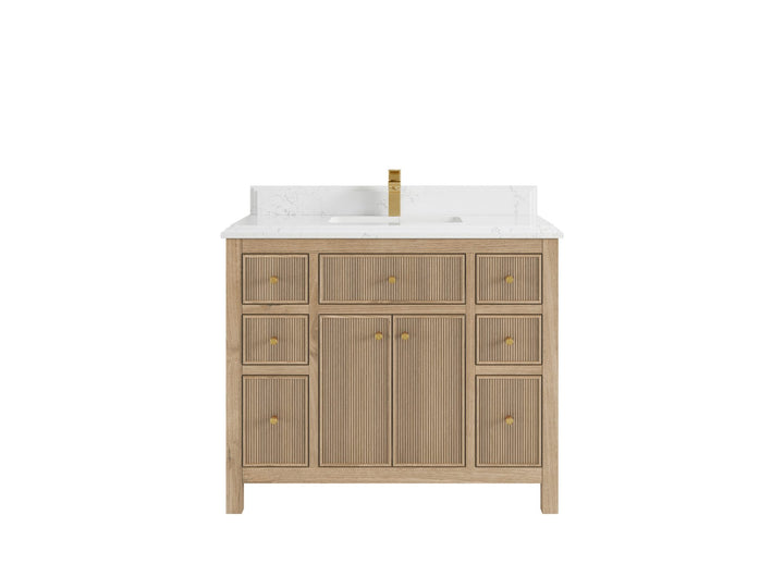 Sonoma Teak Wood 42 in. W x 22 in. D Single Sink Bathroom Vanity - photo 16