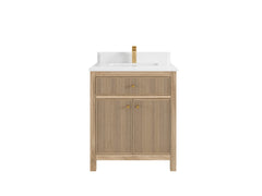 Sonoma Teak Wood 30 in. W x 22 in. D Single Sink Bathroom Vanity - photo 17