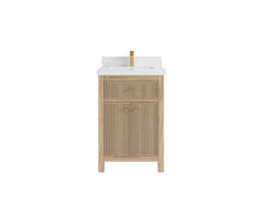 Sonoma Teak Wood 24 in. W x 22 in. D Single Sink Bathroom Vanity - photo 18