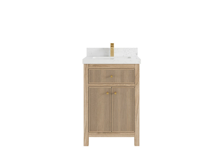 Sonoma Teak Wood 24 in. W x 22 in. D Single Sink Bathroom Vanity - photo 18