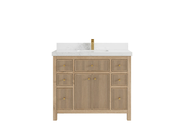 Sonoma Teak Wood 42 in. W x 22 in. D Single Sink Bathroom Vanity - photo 18