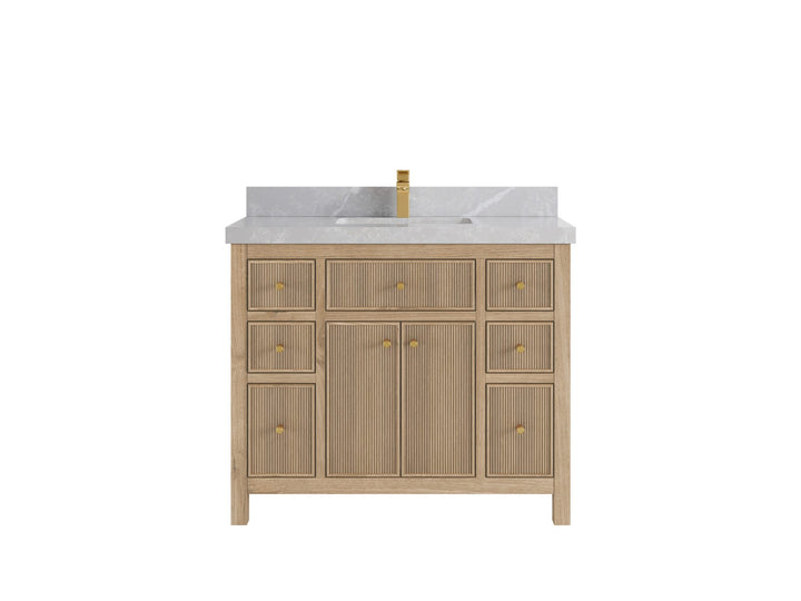 Sonoma Teak Wood 42 in. W x 22 in. D Single Sink Bathroom Vanity - photo 19