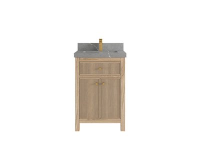 Sonoma Teak Wood 24 in. W x 22 in. D Single Sink Bathroom Vanity