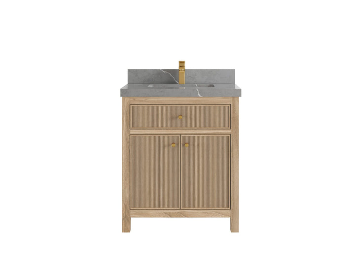 Sonoma Teak Wood 30 in. W x 22 in. D Single Sink Bathroom Vanity - photo 20