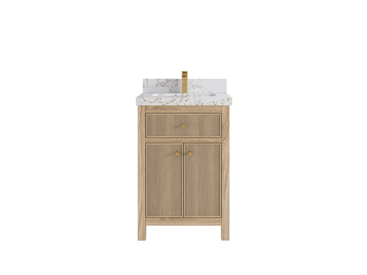 Sonoma Teak Wood 24 in. W x 22 in. D Single Sink Bathroom Vanity - photo 22