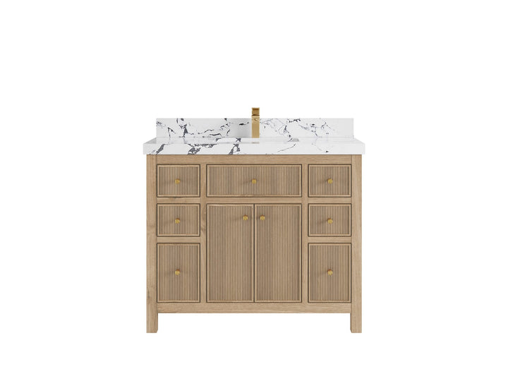 Sonoma Teak Wood 42 in. W x 22 in. D Single Sink Bathroom Vanity - photo 23
