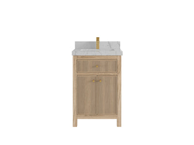Sonoma Teak Wood 24 in. W x 22 in. D Single Sink Bathroom Vanity