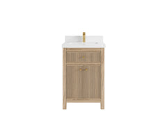 Sonoma Teak Wood 24 in. W x 22 in. D Single Sink Bathroom Vanity - photo 25