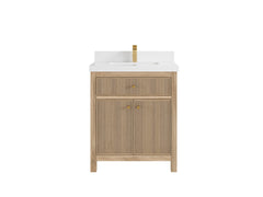 Sonoma Teak Wood 30 in. W x 22 in. D Single Sink Bathroom Vanity - photo 25