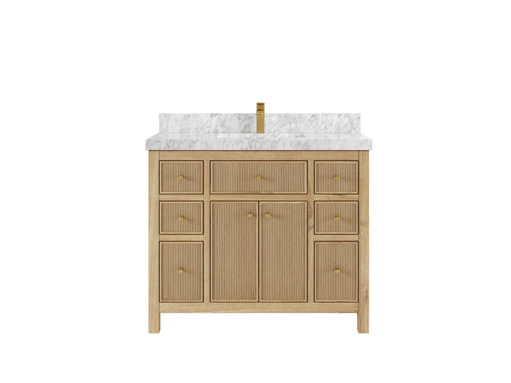 Sonoma Teak Wood 42 in. W x 22 in. D Single Sink Bathroom Vanity - photo 13