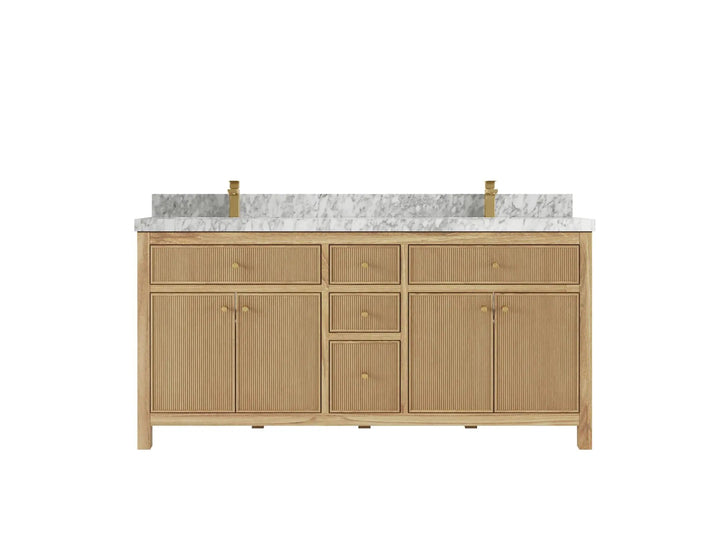Sonoma Teak Wood 72 in. W x 22 in. D Double Sink Bathroom Vanity - photo 13