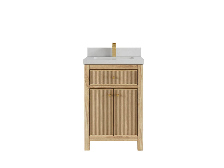 Sonoma Teak Wood 24 in. W x 22 in. D Single Sink Bathroom Vanity - photo 14