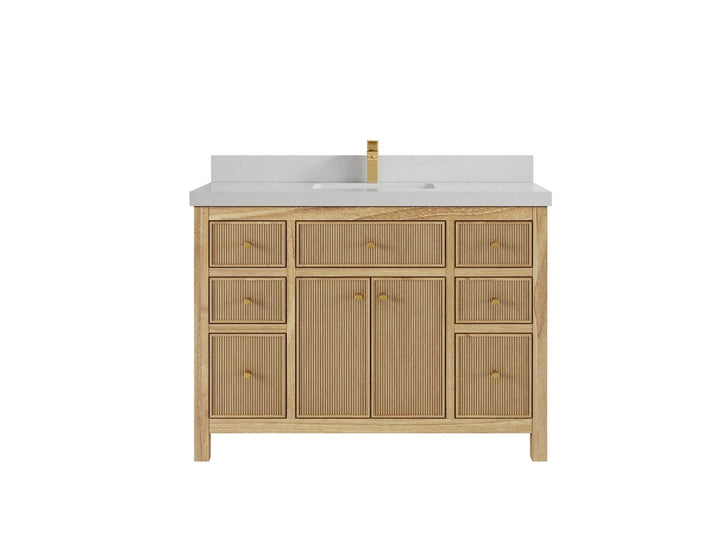 Sonoma Teak Wood 48 in. W x 22 in. D Single Sink Bathroom Vanity - photo 13