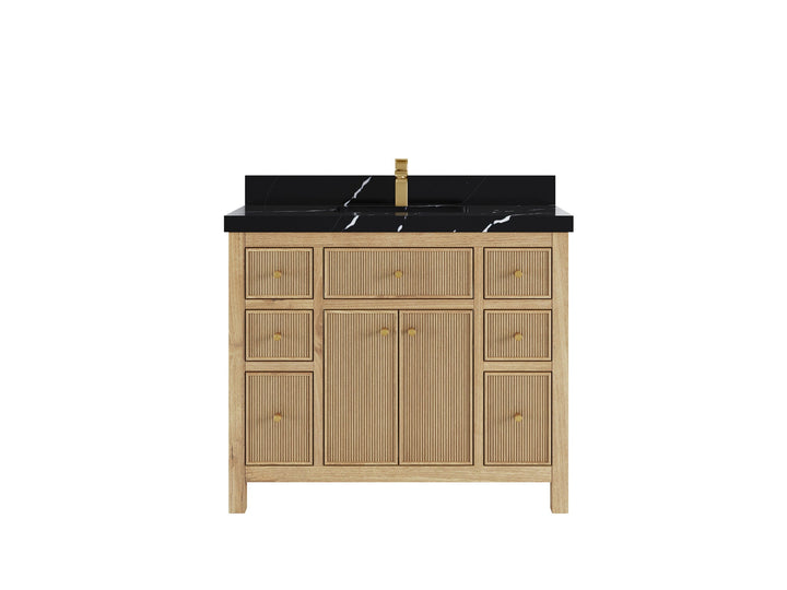 Sonoma Teak Wood 42 in. W x 22 in. D Single Sink Bathroom Vanity - photo 7