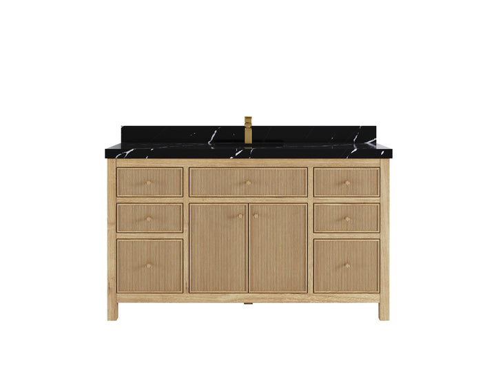 Sonoma Teak Wood 60 in. W x 22 in. D Single Sink Bathroom Vanity - photo 7