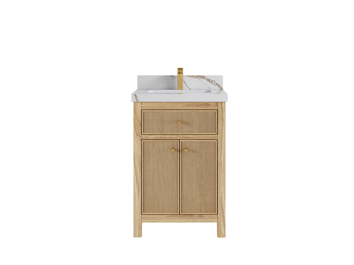 Sonoma Teak Wood 24 in. W x 22 in. D Single Sink Bathroom Vanity - photo 8