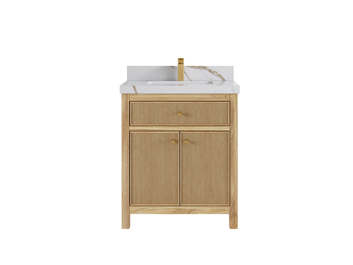 Sonoma Teak Wood 30 in. W x 22 in. D Single Sink Bathroom Vanity - photo 8