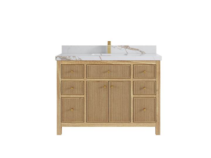 Sonoma Teak Wood 48 in. W x 22 in. D Single Sink Bathroom Vanity - photo 8