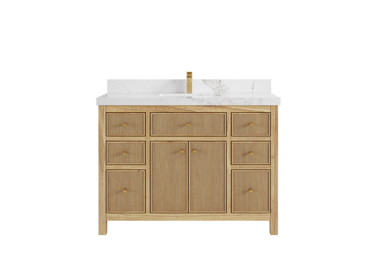 Sonoma Teak Wood 48 in. W x 22 in. D Single Sink Bathroom Vanity - photo 17
