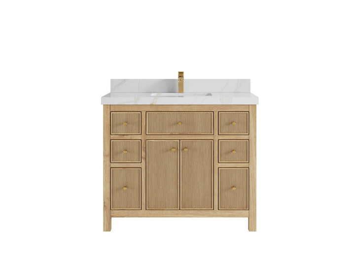 Sonoma Teak Wood 42 in. W x 22 in. D Single Sink Bathroom Vanity - photo 12