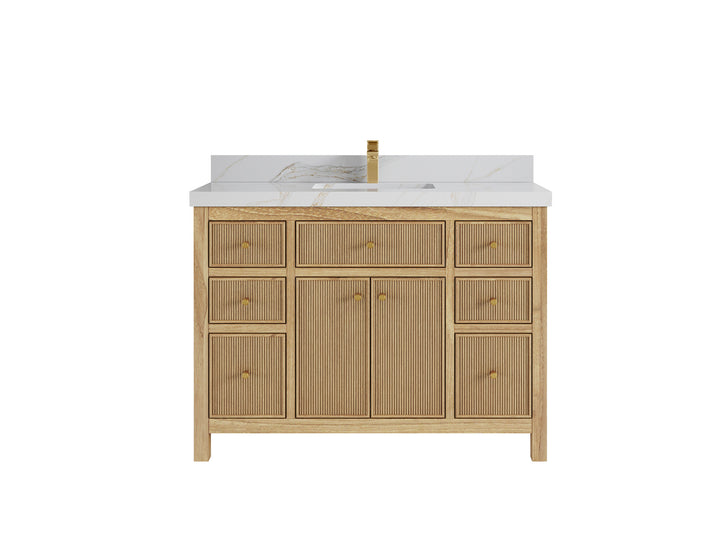 Sonoma Teak Wood 48 in. W x 22 in. D Single Sink Bathroom Vanity - photo 10