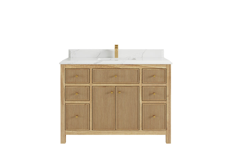 Sonoma Teak Wood 48 in. W x 22 in. D Single Sink Bathroom Vanity - photo 25
