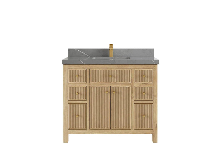 Sonoma Teak Wood 42 in. W x 22 in. D Single Sink Bathroom Vanity - photo 19
