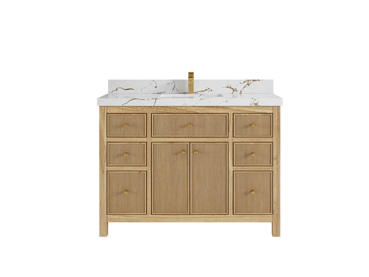 Sonoma Teak Wood 48 in. W x 22 in. D Single Sink Bathroom Vanity - photo 20