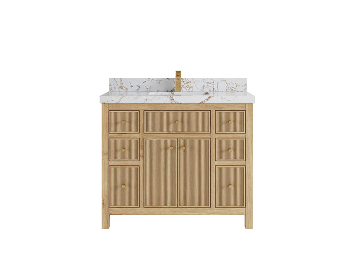 Sonoma Teak Wood 42 in. W x 22 in. D Single Sink Bathroom Vanity - photo 21