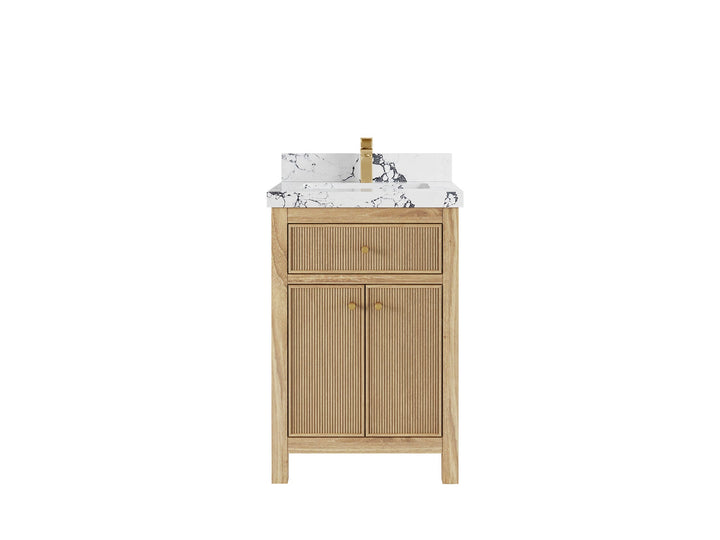 Sonoma Teak Wood 24 in. W x 22 in. D Single Sink Bathroom Vanity - photo 22
