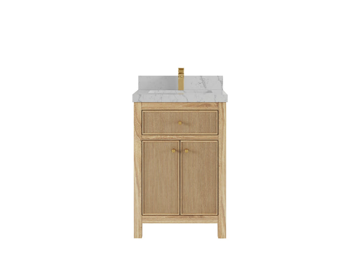 Sonoma Teak Wood 24 in. W x 22 in. D Single Sink Bathroom Vanity - photo 23