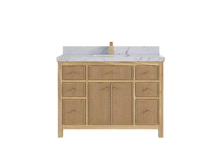 Sonoma Teak Wood 48 in. W x 22 in. D Single Sink Bathroom Vanity - photo 24