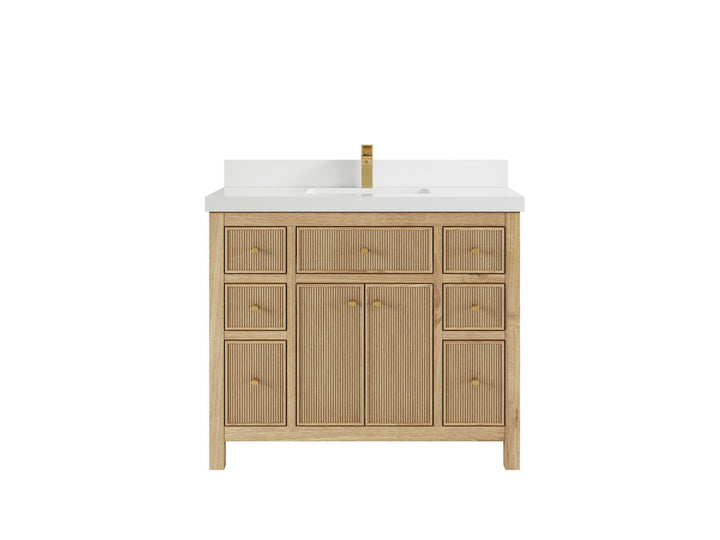Sonoma Teak Wood 42 in. W x 22 in. D Single Sink Bathroom Vanity - photo 24