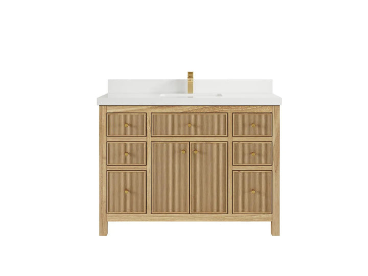 Sonoma Teak Wood 48 in. W x 22 in. D Single Sink Bathroom Vanity - photo 24
