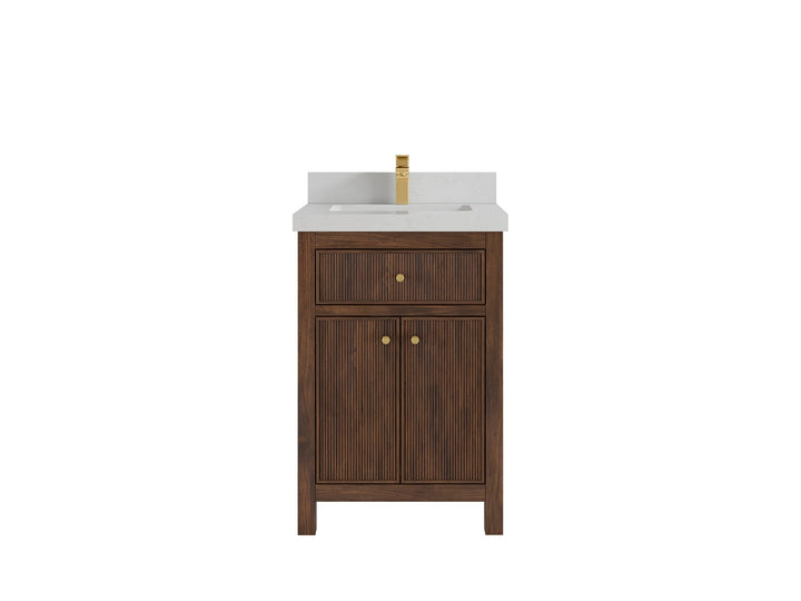 Sonoma Teak Wood 24 in. W x 22 in. D Single Sink Bathroom Vanity - photo 14