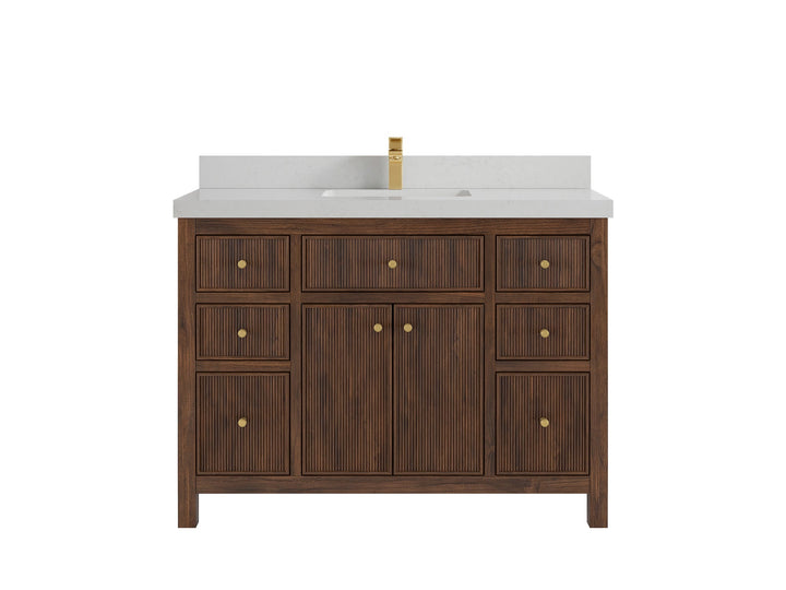 Sonoma Teak Wood 48 in. W x 22 in. D Single Sink Bathroom Vanity - photo 13