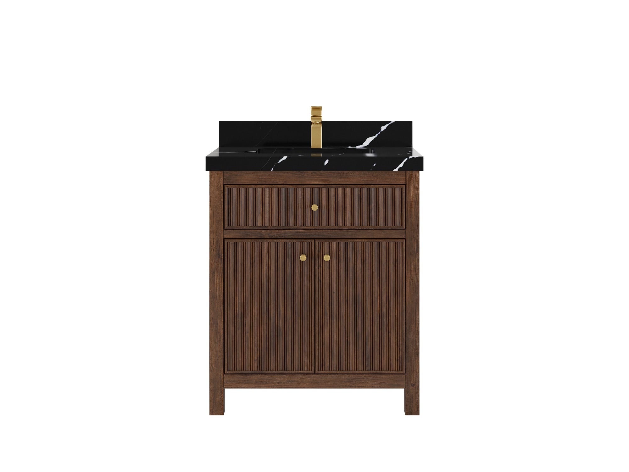 Sonoma Teak Wood 30 in. W x 22 in. D Single Sink Bathroom Vanity